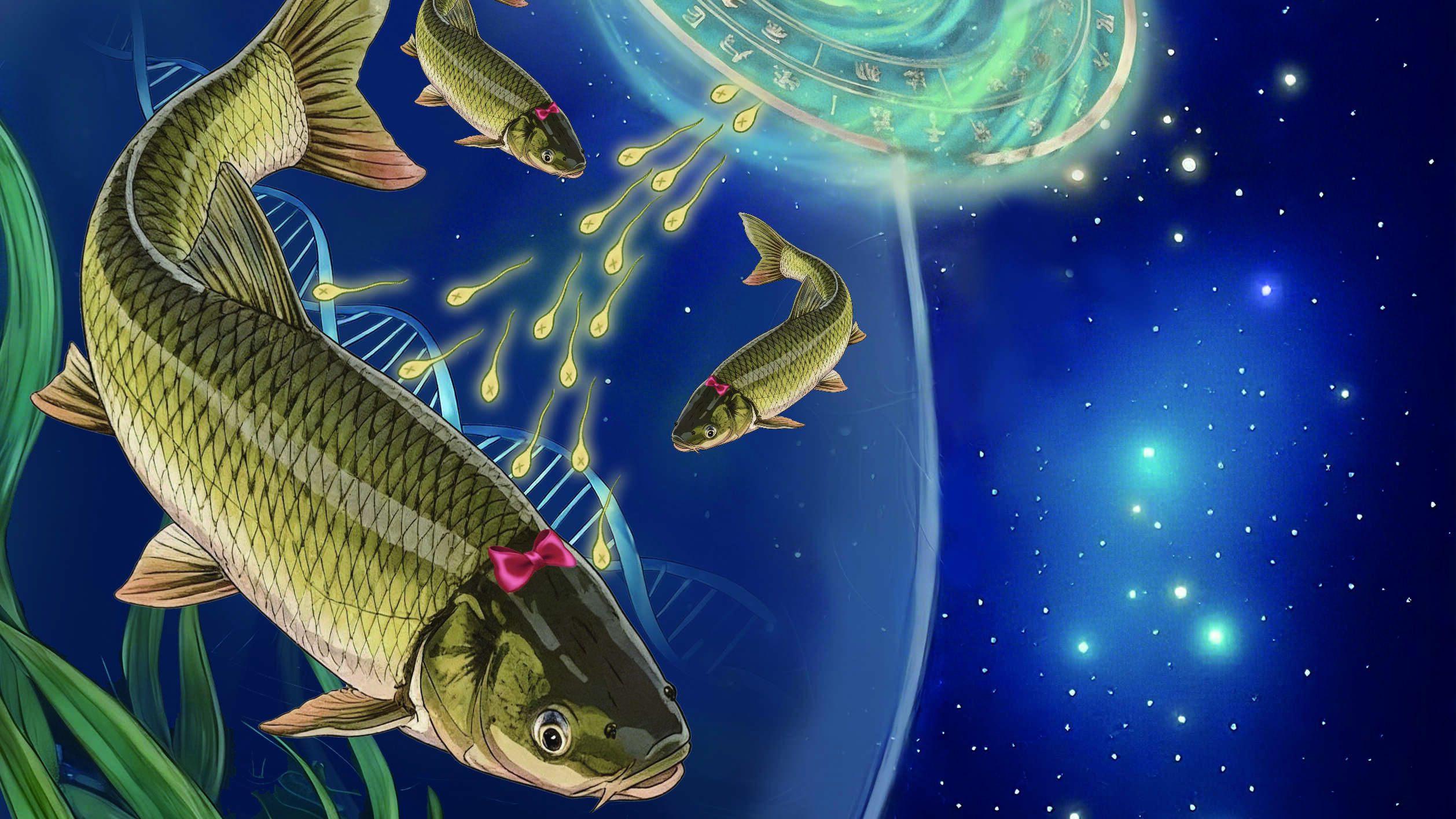 斑馬魚“借腹”育草魚 水生所突破全雌草魚品系超速創制技術